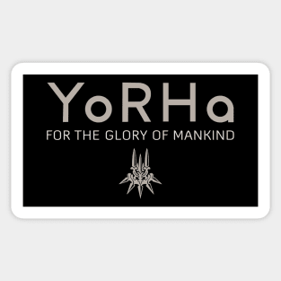 for the glory of mankind Sticker